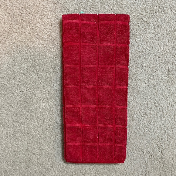 Home Concepts Microfiber Kitchen Towel – RED Check Pattern - Picture 5 of 5